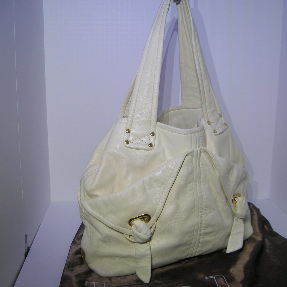 Rare Kooba leather Drew hobo bag W/Dust Cover